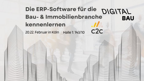 c2c ERP Software auf der digitalBau 2024 in Köln